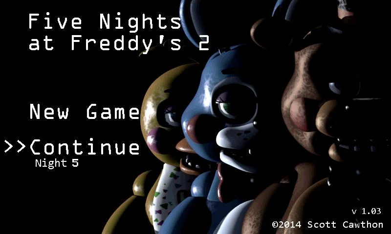 FNAF 2 : (Five Nights at Freddy) Ekran Görüntüsü 2