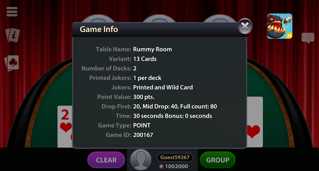 Play Indian Rummy: 13 Cards & Pool Rummy Online Captura de pantalla 1