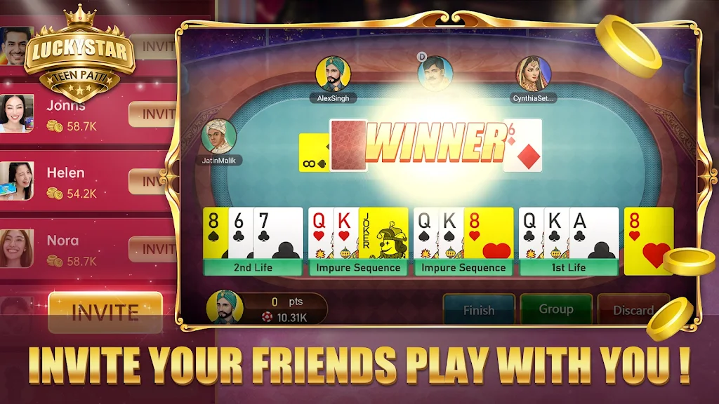 TeenPatti LuckyStar स्क्रीनशॉट 1