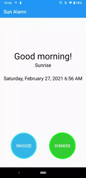 Sun Alarm Screenshot 3