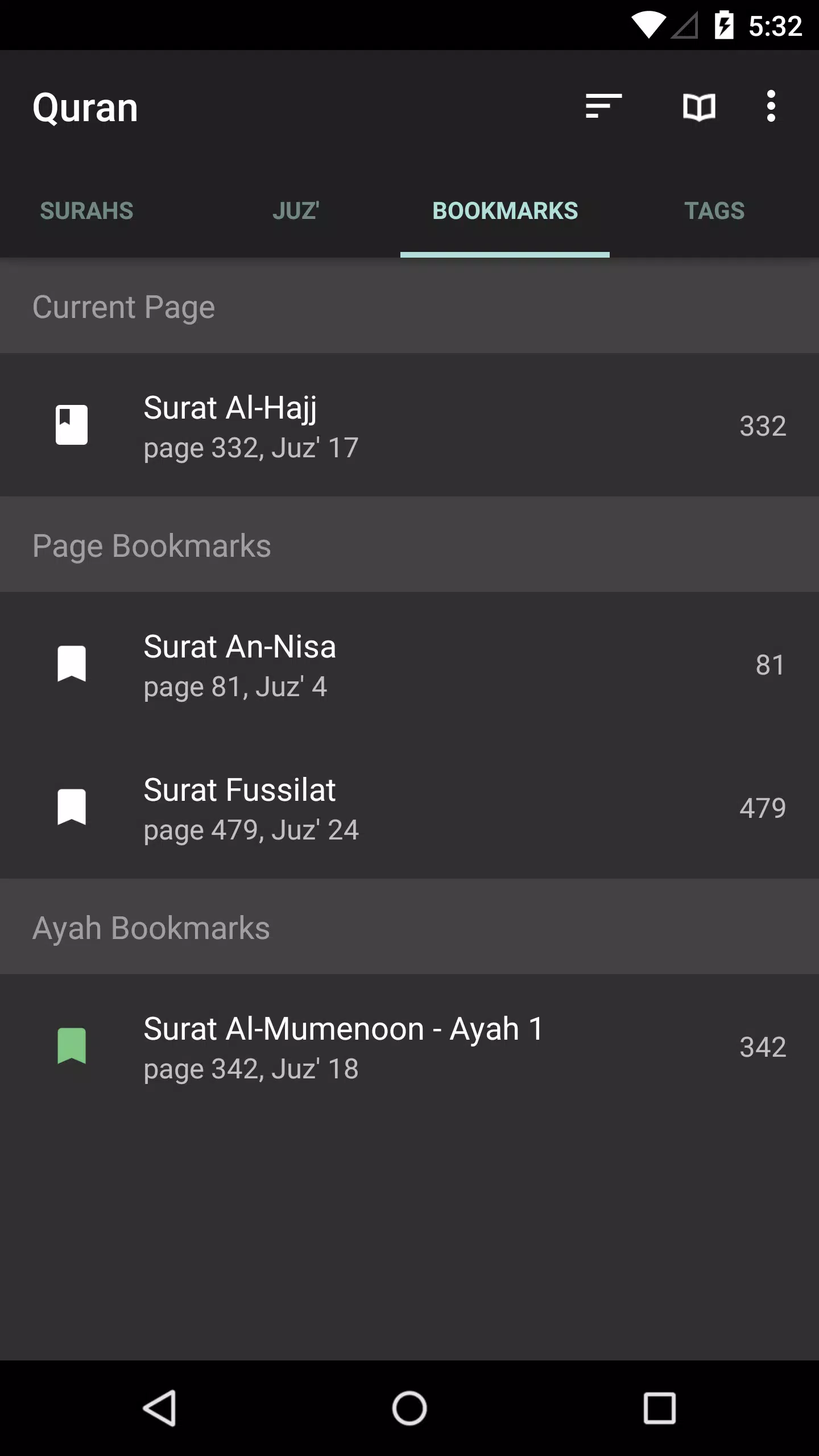 Quran for Android スクリーンショット 2