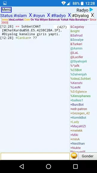 ChatKurdu Mobil Sohbet Tangkapan skrin 2