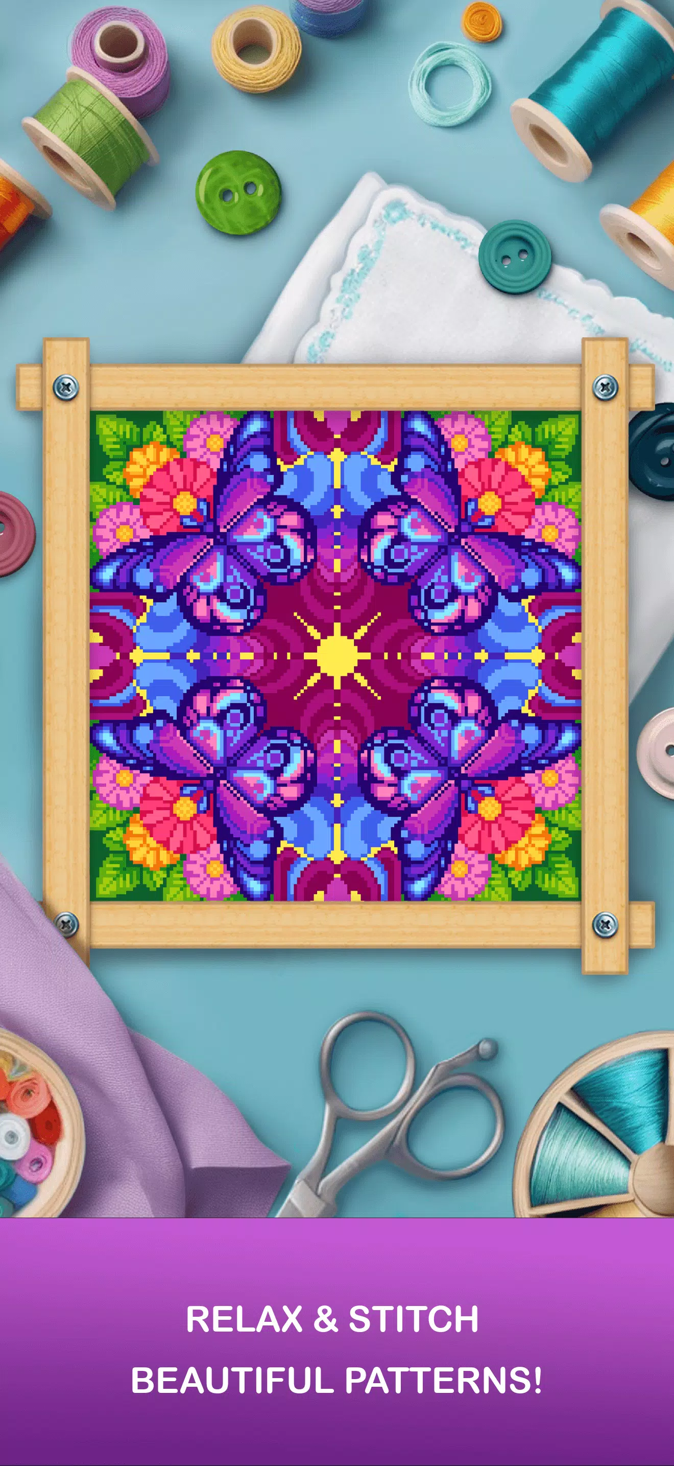 Schermata Cross Stitch: Relax & Color 3