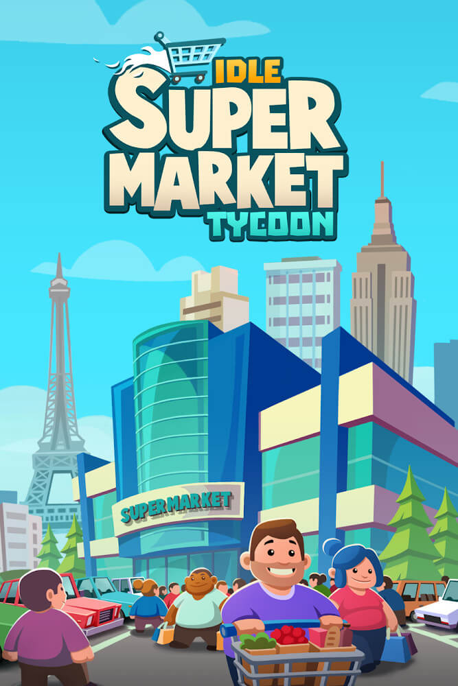 Idle Supermarket Tycoon Mod ဖန်သားပြင်ဓာတ်ပုံ 0