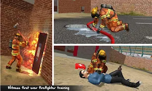 Fire Truck: Firefighter Game Captura de tela 3