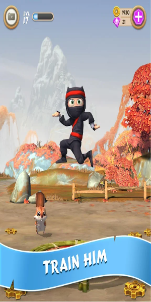 Schermata Clumsy Ninja Mod 0