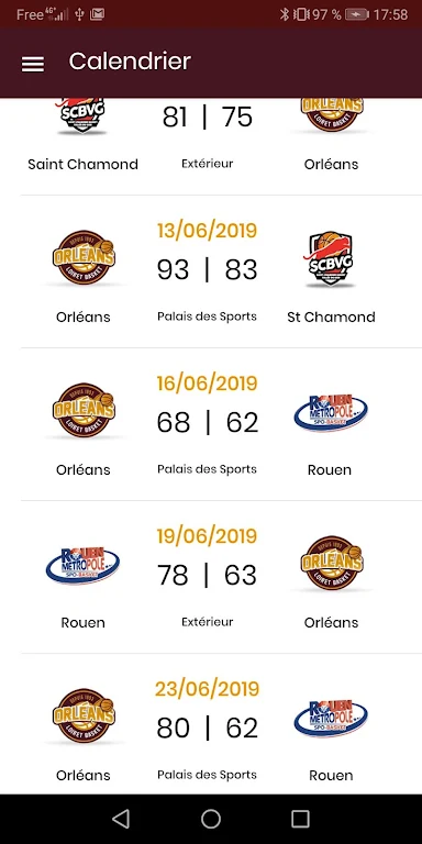 Orléans Loiret Basket - OLB Captura de tela 2