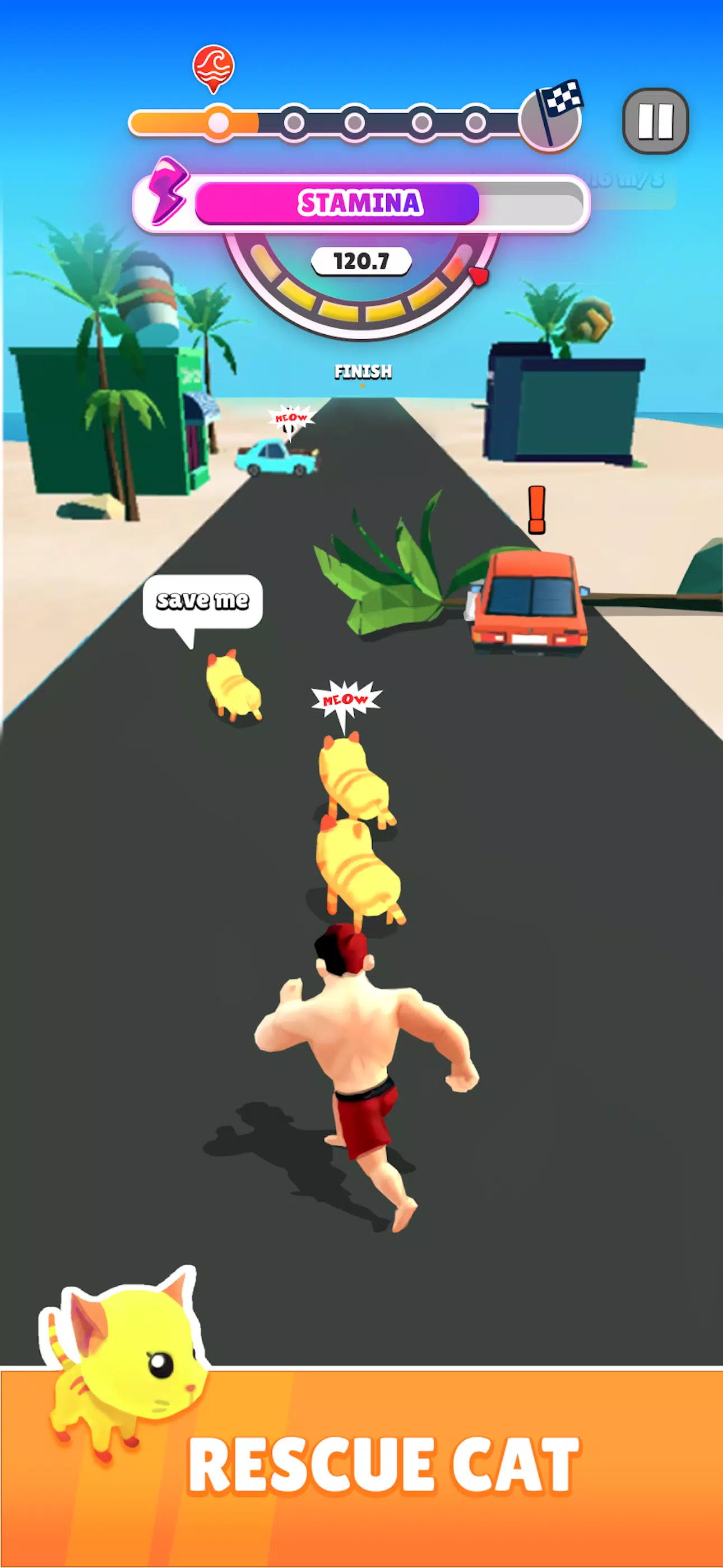 Rescue Run: Save the Cats Zrzut ekranu 2