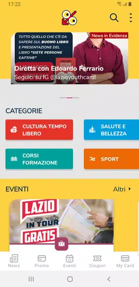 LAZIO YOUth CARD Tangkapan skrin 0