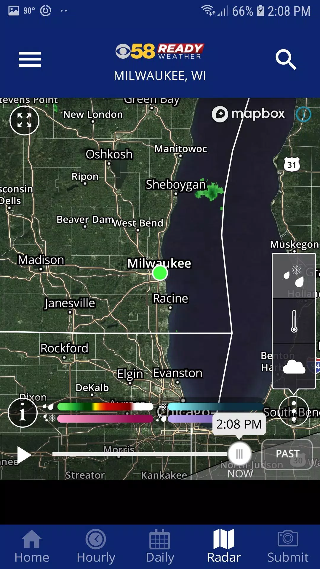 CBS 58 Ready Weather Ekran Görüntüsü 3