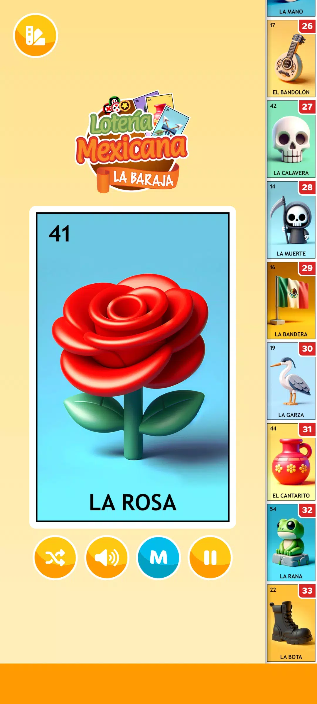 Lotería Mexicana - La Baraja Schermafbeelding 2