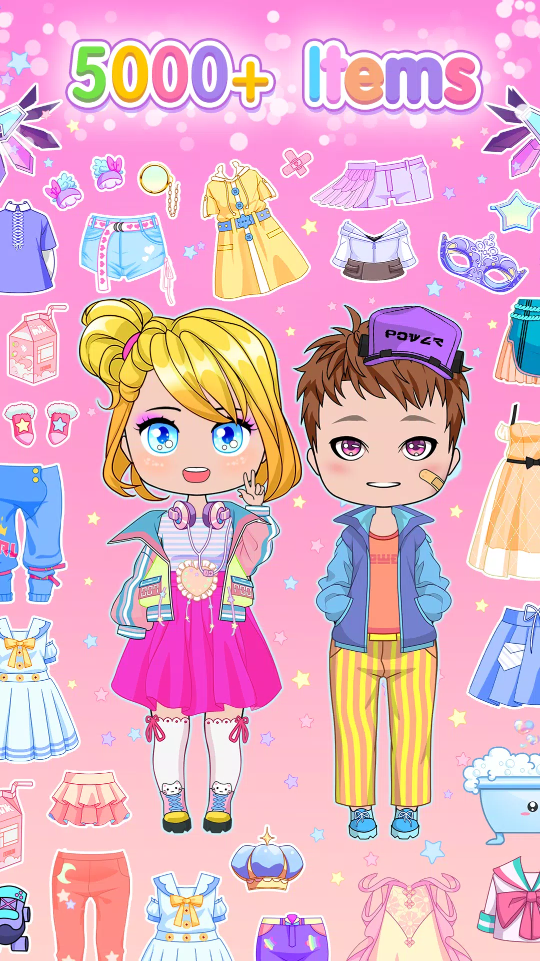 Chibi Doll Dress Up Games ဖန်သားပြင်ဓာတ်ပုံ 2