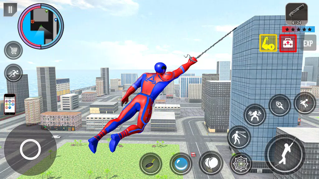 Spider Rope Action Game應用截圖第0張