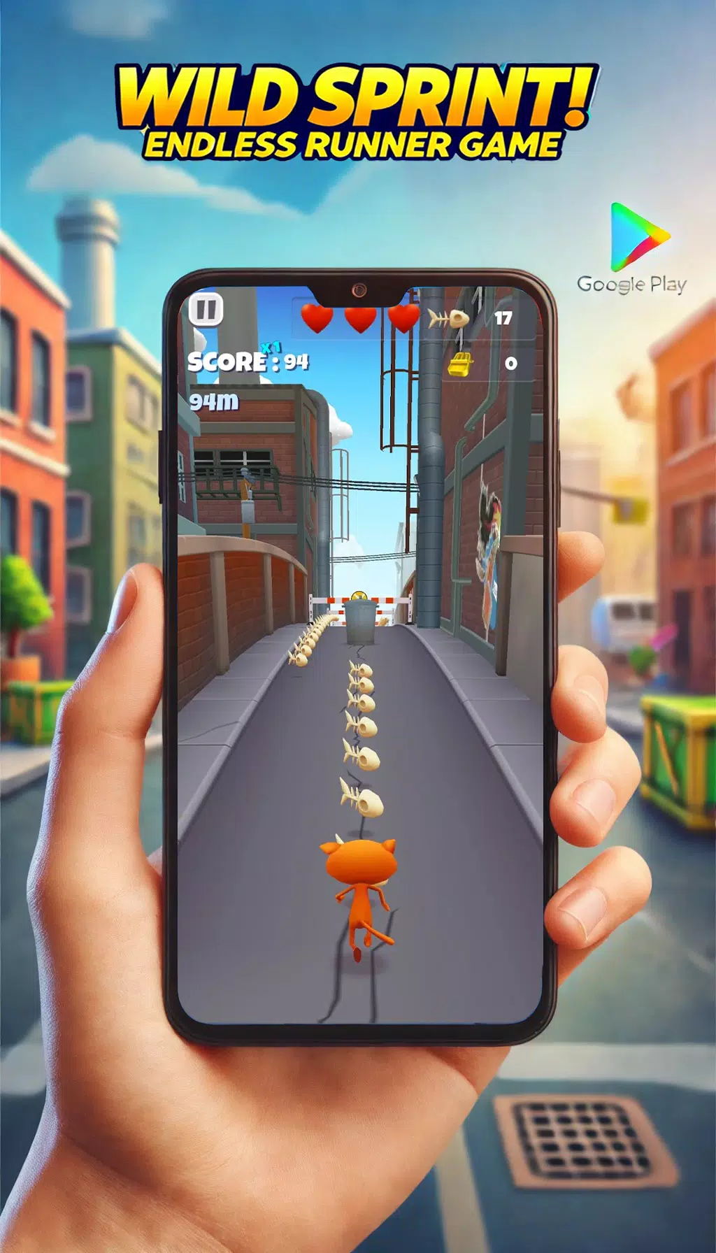 Wild Sprint: Endless Runner স্ক্রিনশট 0