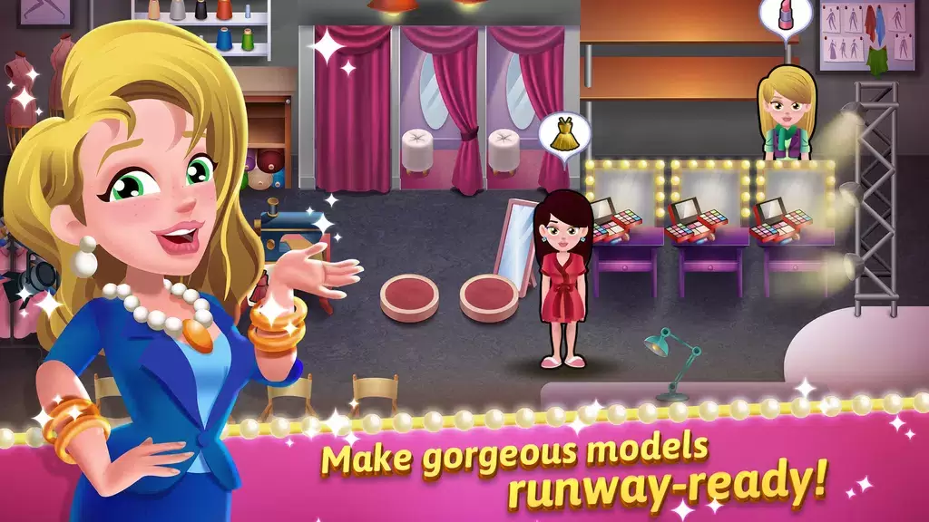 Model Salon Dash: Fashion Game Captura de tela 0