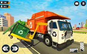 Real Garbage Truck Simulator Скриншот 2