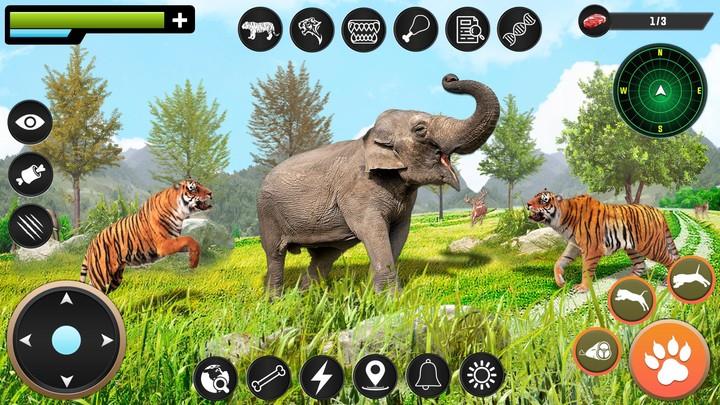 Tiger Simulator Animal Game 3D スクリーンショット 1