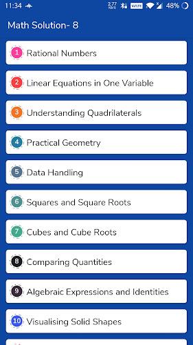 Class 8 Maths Solution NCERT Ảnh chụp màn hình 0