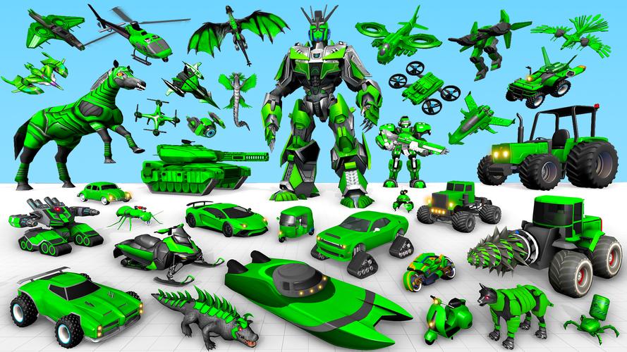 Horse Robot: Car Robot Games Schermafbeelding 2