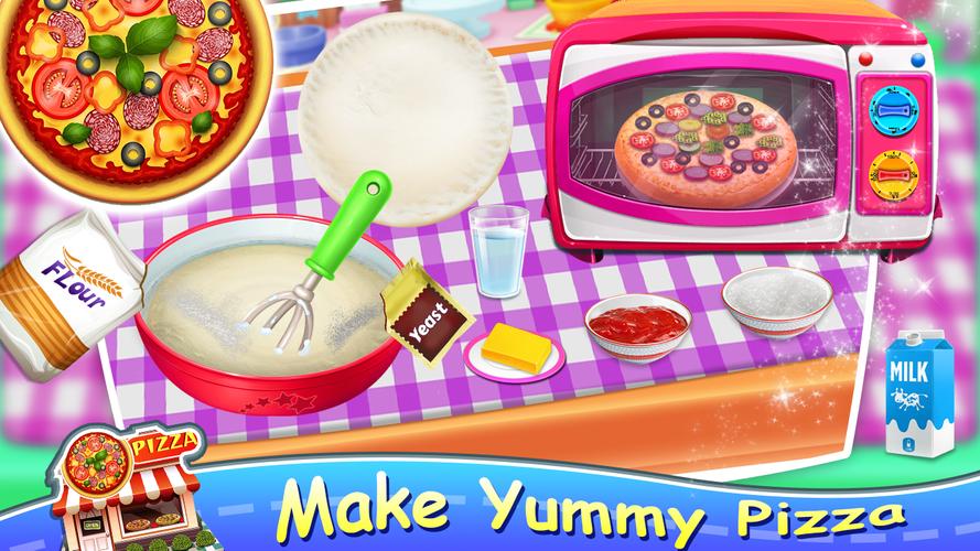 Pizza Burger - Cooking Games スクリーンショット 0