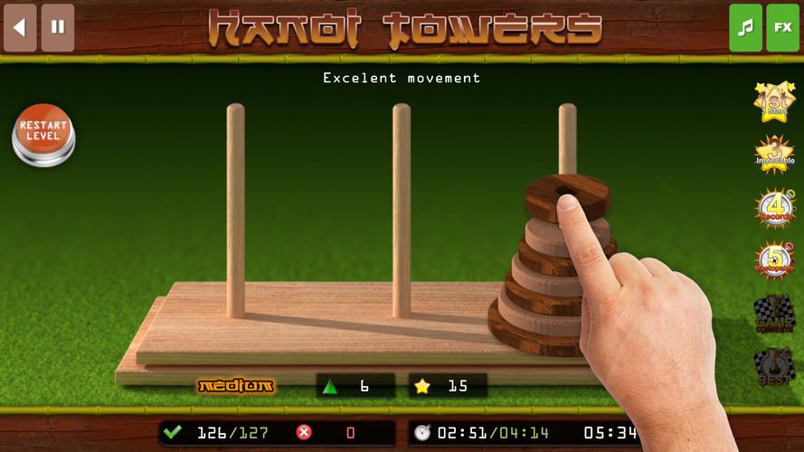 The Hanoi Towers Lite Screenshot 2