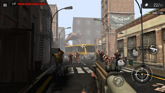 Zombie Hunter D-Day2 Mod Tangkapan skrin 1