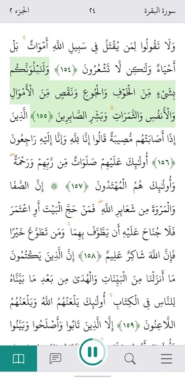 Schermata Tanzil.Net - Quran App 1