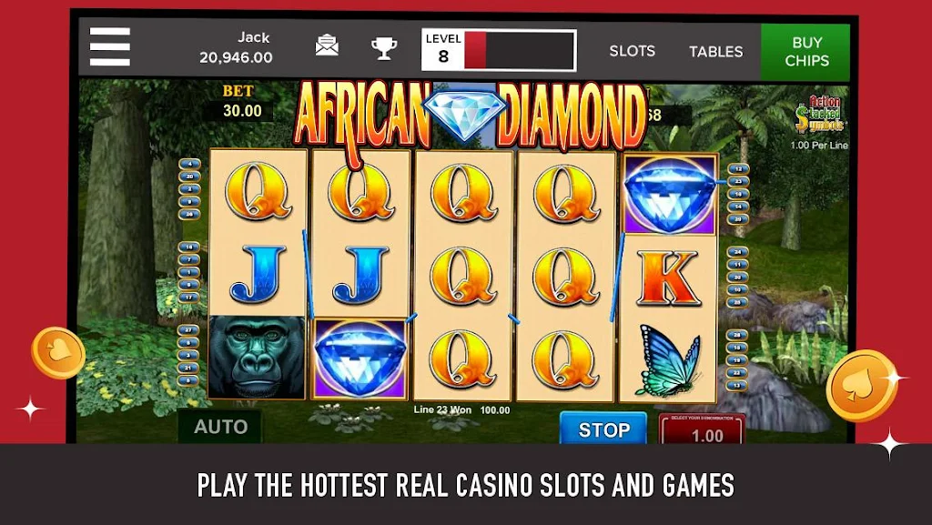Schermata PlayJACK Slots 1