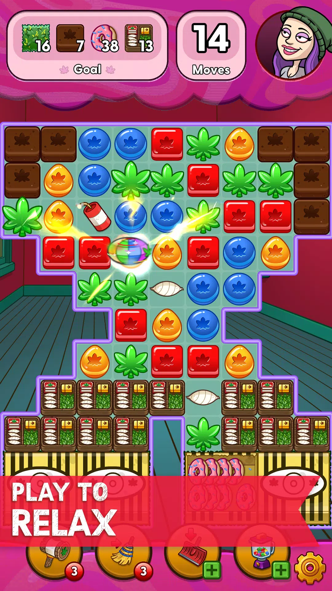 Bud Farm: Munchie Match Capture d'écran 2