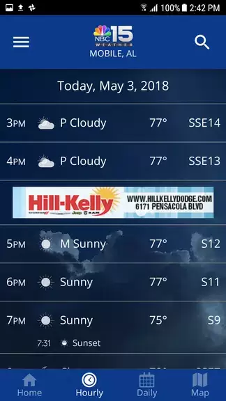 NBC 15 WPMI Weather Captura de tela 2