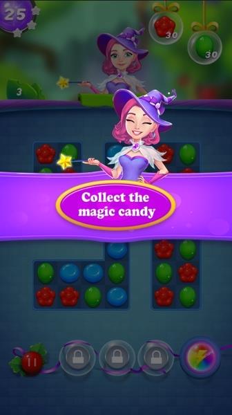 Candy Witch Match 3 Puzzle Tangkapan skrin 0