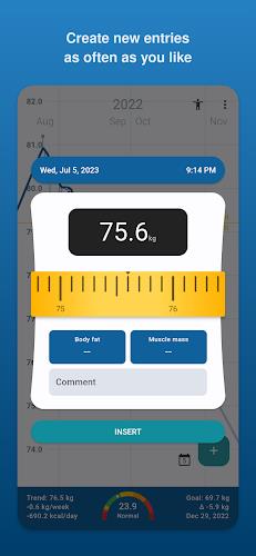 Libra Weight Manager Tangkapan skrin 1