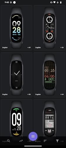 Mi Band 8 Watch Faces ภาพหน้าจอ 0