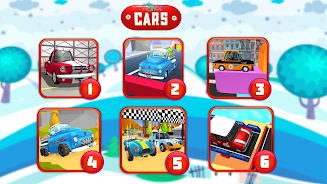 Animated puzzles cars Ảnh chụp màn hình 1