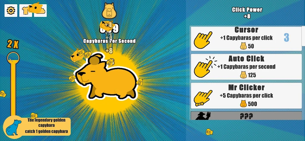 Capybara Clicker Capture d'écran 1