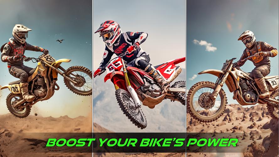 Dirt Bike Motor Cross Racing Captura de pantalla 3