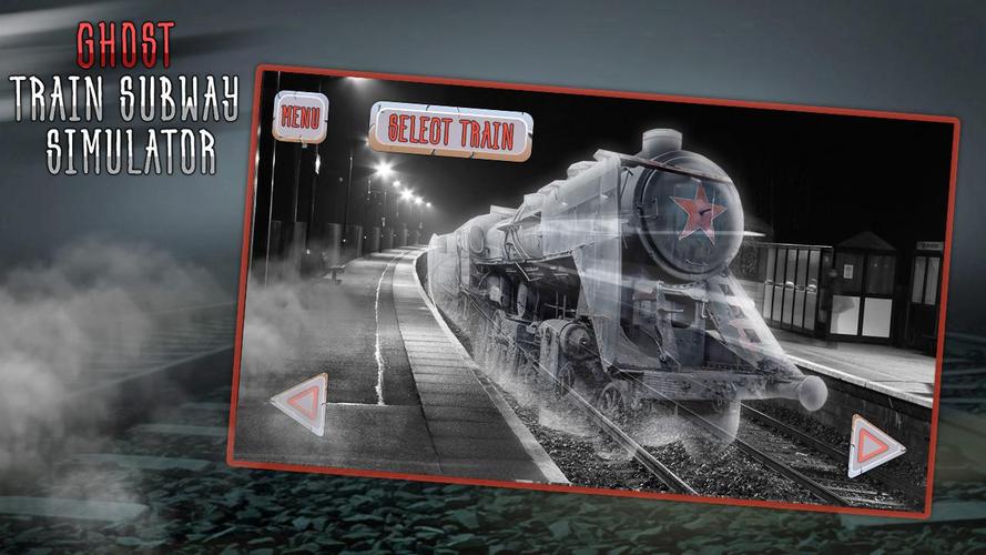 Ghost Train Subway Simulator Tangkapan skrin 0