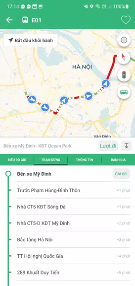 BusMap Hà Nội स्क्रीनशॉट 2