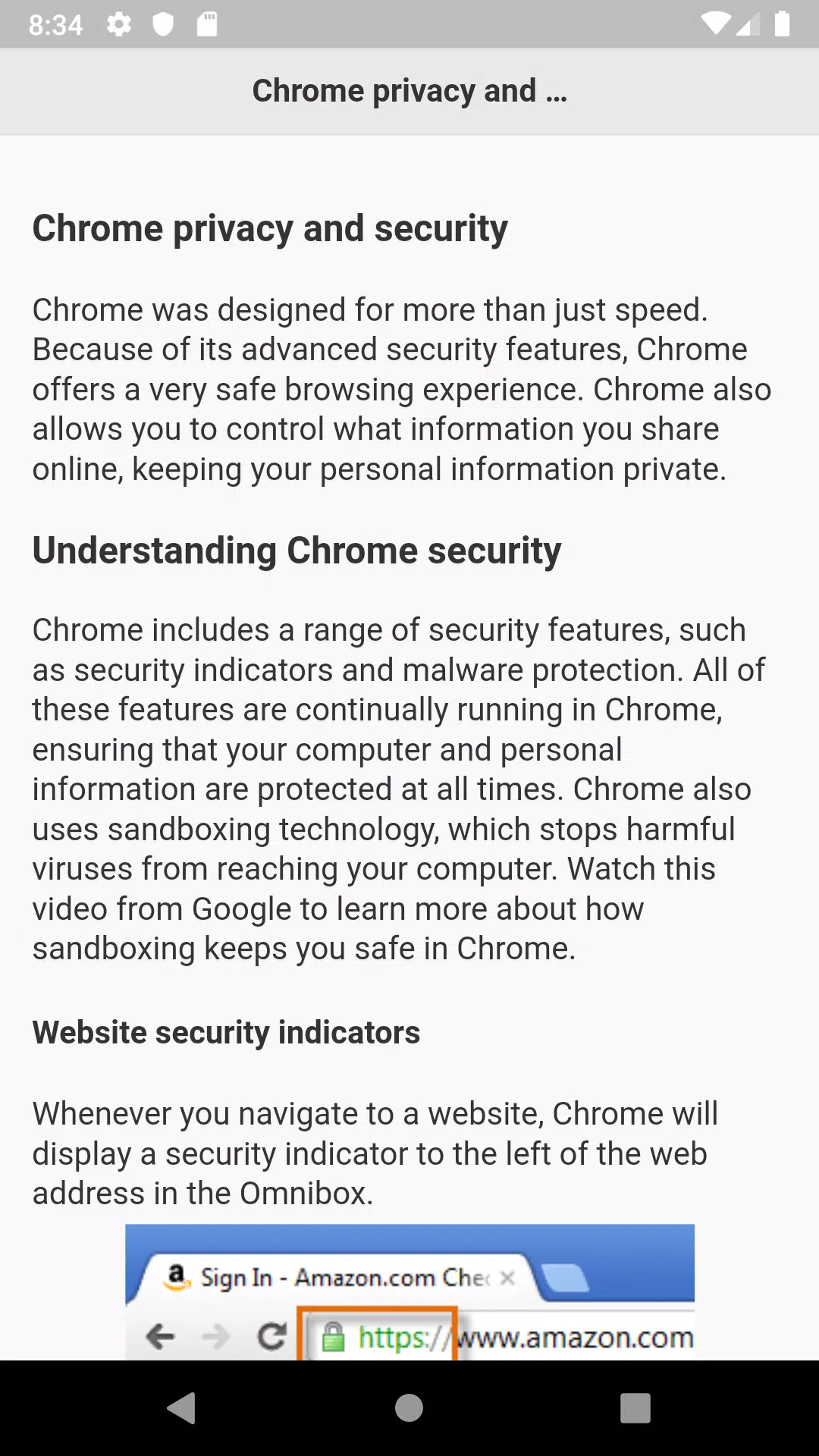 Tutorials for Web Browser Captura de pantalla 1