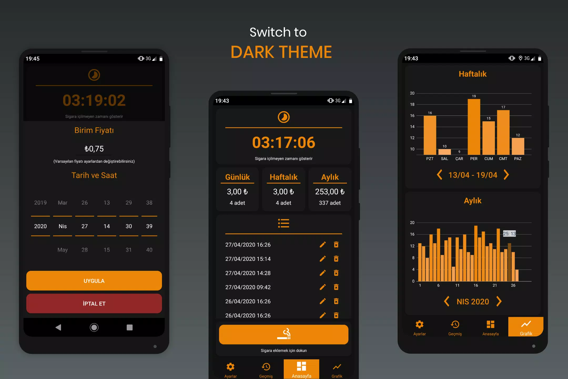 Schermata Cigarette Counter and Tracker 2