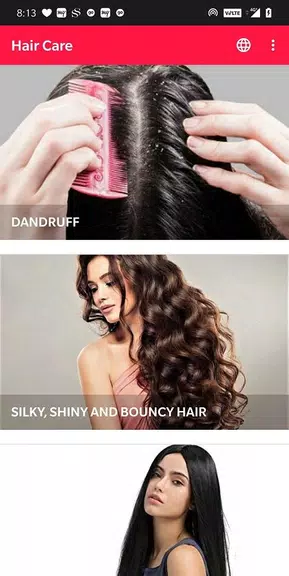 Hair Care - Dandruff, Hair Fal應用截圖第0張