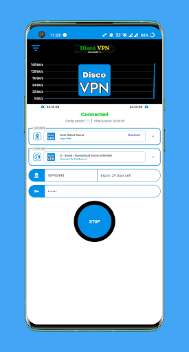 Disco VPN ဖန်သားပြင်ဓာတ်ပုံ 0