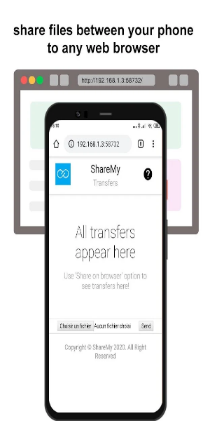 xShare- Transfer & Share files ภาพหน้าจอ 1