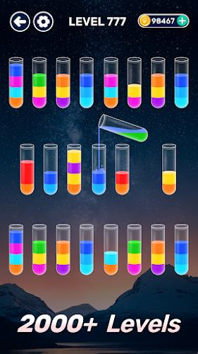 Color Water Sort : Puzzle Game 스크린샷 1