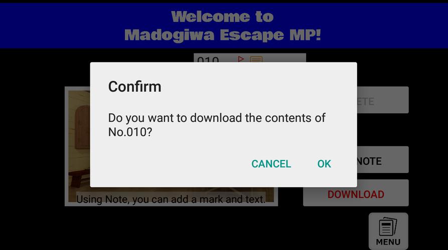 Portal of Madogiwa Escape MP ဖန်သားပြင်ဓာတ်ပုံ 1