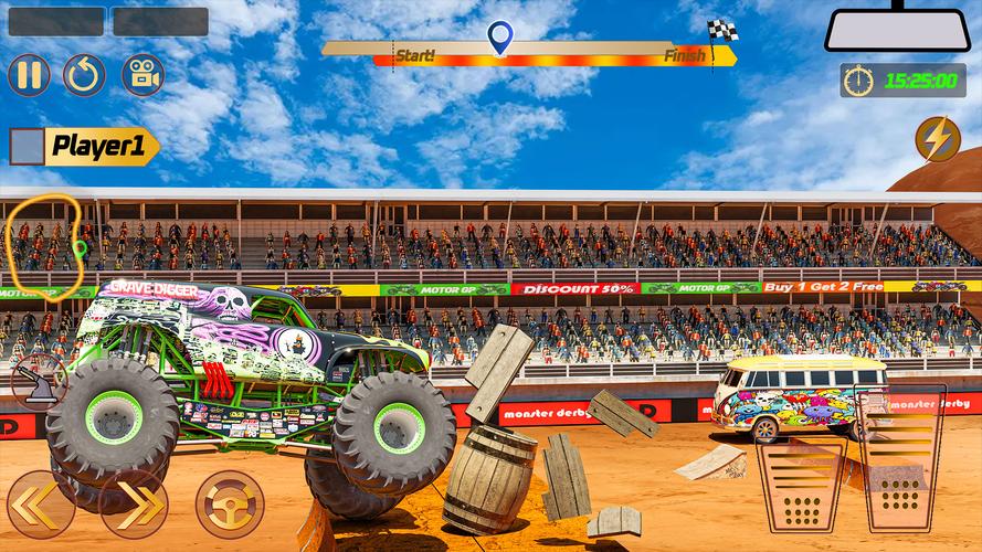 Monster Truck: Derby Games Screenshot 2