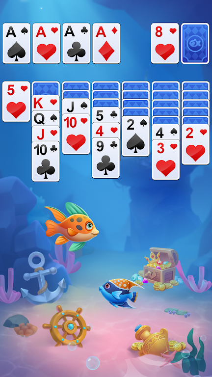 Solitaire Fish: Card Games Ảnh chụp màn hình 0