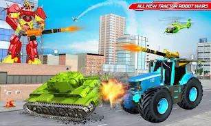 Hippo Robot Tank Robot Game Captura de tela 1