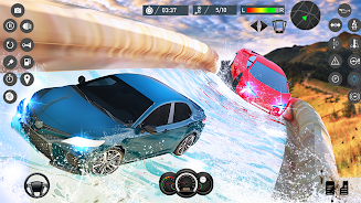 Water Slide Car Race games ภาพหน้าจอ 0