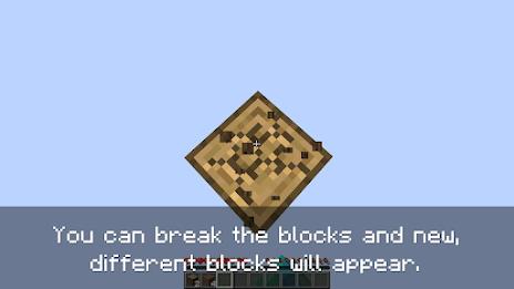 One block survival for MCPE ภาพหน้าจอ 1